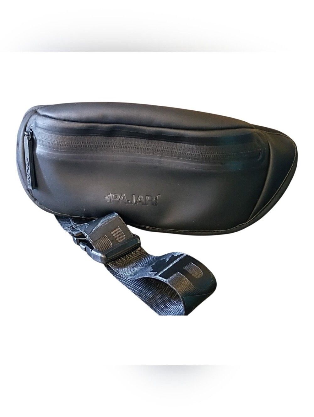 Pajar Rubberized Waist Bag Fanny Festival Hiking Kayak Black